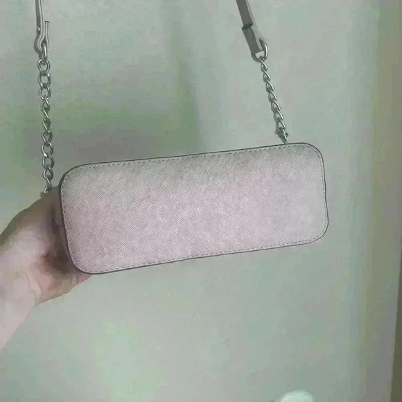 Steve Madden Vegan Leather Cross Body Bag silver Chain Detail Strap - Picture 4 of 7